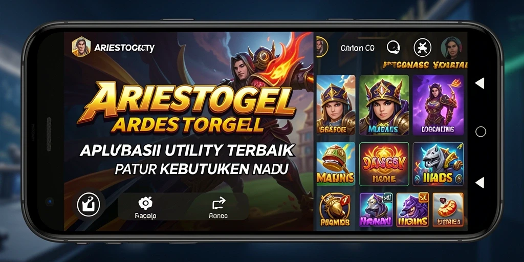 Tampilan antarmuka ARIESTOGEL yang menarik dan intuitif.
