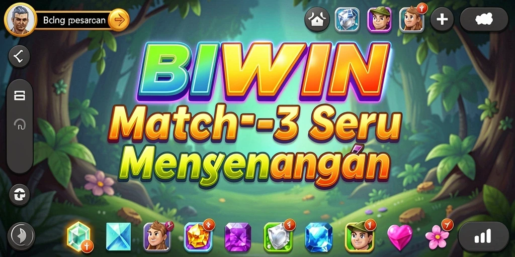 Tampilan gameplay <strong>BIWIN</strong> yang penuh warna dan menarik