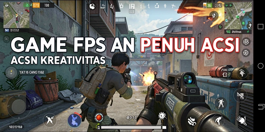 Gameplay intens dan seru dalam aksi FPS CANVA168.