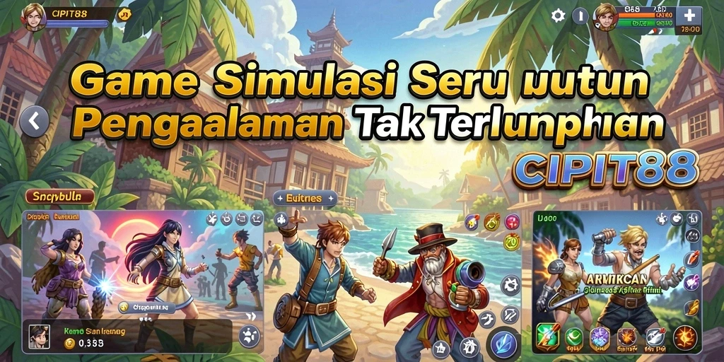 Screenshot gameplay CIPIT88 menunjukkan pengalaman simulasi yang mendalam.