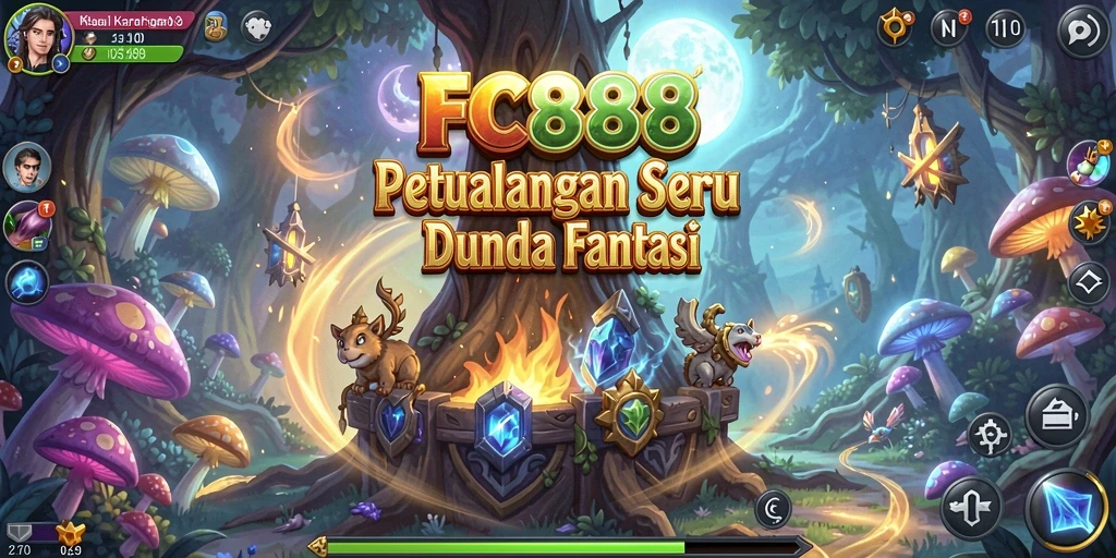 Tangkapan layar menunjukkan serunya gameplay petualangan FC888.