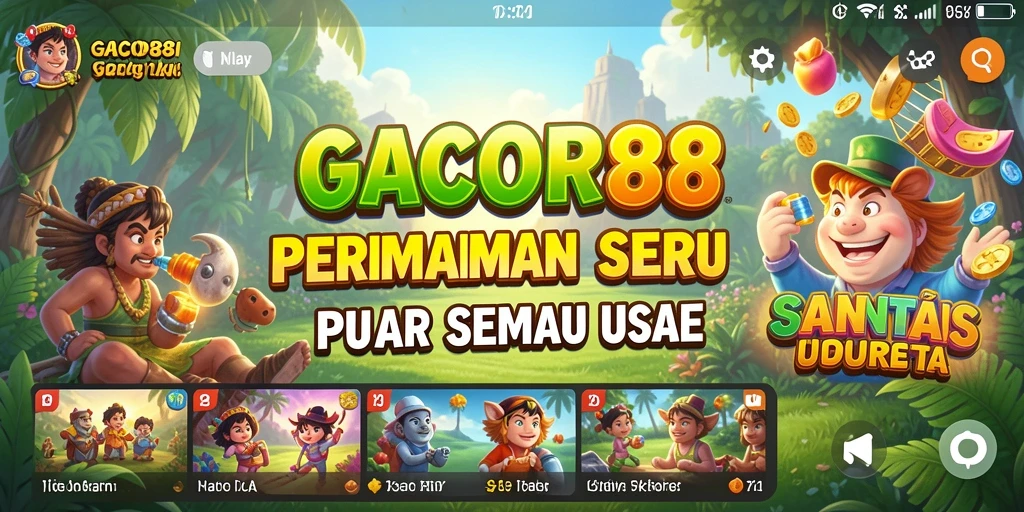Tangkapan layar GACOR88 menampilkan gameplay yang seru dan mengasyikkan.