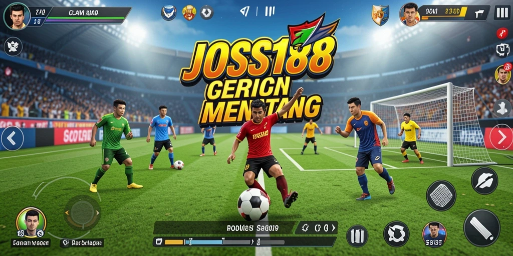 Screenshot JOSS188 menampilkan gameplay seru dalam pertandingan olahraga.
