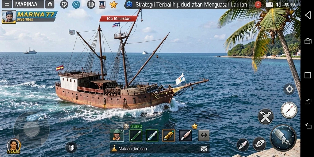 Tampilan gameplay MARINA77 yang dinamis dan mendebarkan.