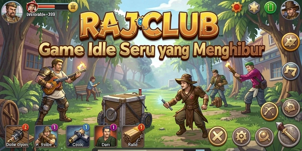 Tampilan gameplay seru RAJACLUB yang memikat.