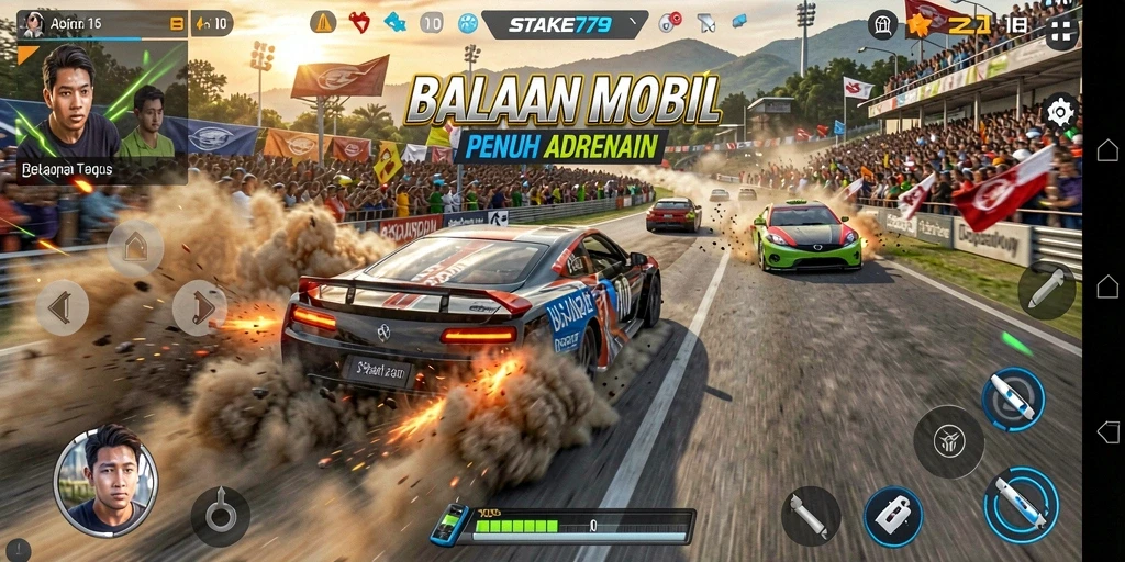 Tampilan gameplay STAKE779 yang intens dan mendebarkan.