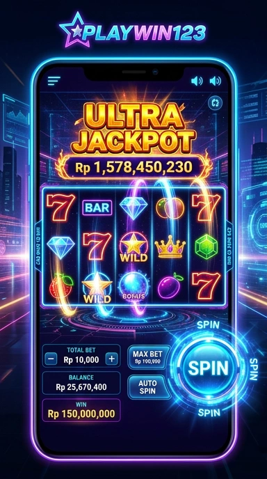 Tampilan halaman utama playwin123 yang menarik dan mudah dinavigasi.